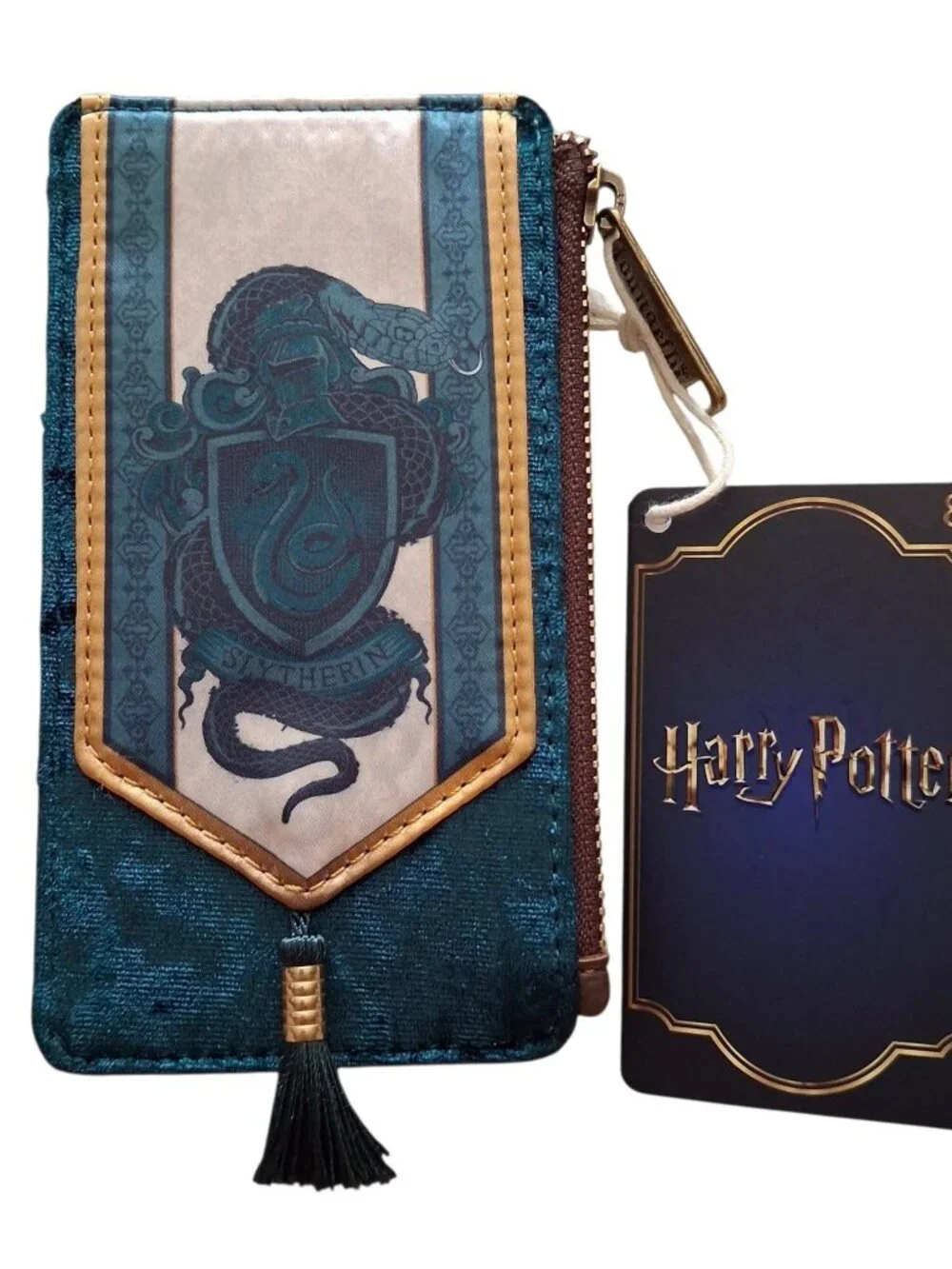 Loungefly Harry Potter Slytherin Banner Card Holder NEW NWT - Picture 1 of 9